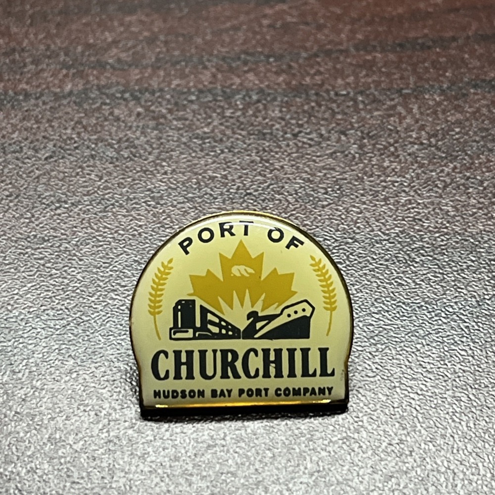 Port Of Churchill Hudson Bay Port Company Canada Lapel Hat Pin